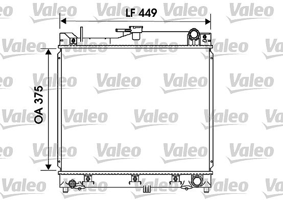 Valeo Kühler, Motorkühlung [Hersteller-Nr. 734170] für Suzuki