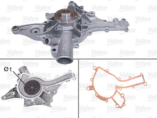Valeo Wasserpumpe [Hersteller-Nr. 506832] für Mercedes-Benz, Chrysler, Puch