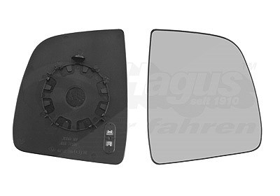 Van Wezel Spiegelglas, Außenspiegel [Hersteller-Nr. 1638838] für Opel, Fiat