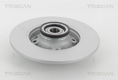 Triscan 1x Bremsscheibe Hinterachse Voll+Radlager+ABS [Hersteller-Nr. 812028124C] für Peugeot, Citroën