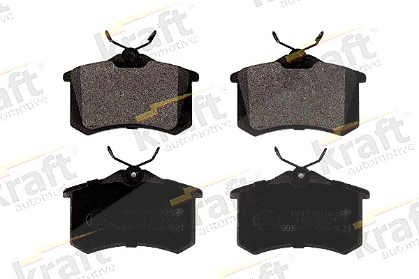 Kraft Automotive Bremsbelagsatz, Scheibenbremse [Hersteller-Nr. 6010092] für Audi, Skoda, Seat, VW