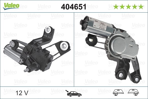 Valeo Wischermotor [Hersteller-Nr. 404651] für Skoda