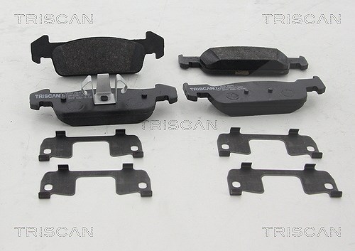 Triscan Bremsbelagsatz, Scheibenbremse [Hersteller-Nr. 811025045] für Renault, Dacia