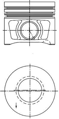 Kolbenschmidt Kolben [Hersteller-Nr. 40387620] für Skoda, Audi, Seat, VW, Mitsubishi