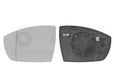 Van Wezel Spiegelglas, Außenspiegel [Hersteller-Nr. 1906837] für Ford