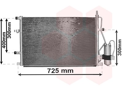 Van Wezel Kondensator, Klimaanlage [Hersteller-Nr. 59015107] für Volvo