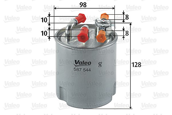 Valeo Kraftstofffilter [Hersteller-Nr. 587544] für Dacia, Renault