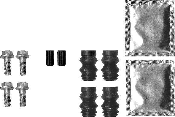 Hella Zubehörsatz, Bremssattel [Hersteller-Nr. 8DZ355201-571] für Citroën, Opel, Alfa Romeo, Abarth, Jaguar, Ford, Toyota, Vauxhall, Peugeot, Nissan,