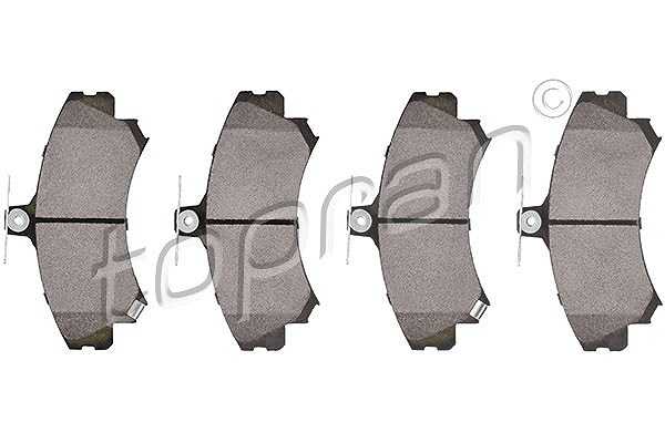 Topran Bremsbelagsatz, Scheibenbremse [Hersteller-Nr. 407959] für Mitsubishi, Smart