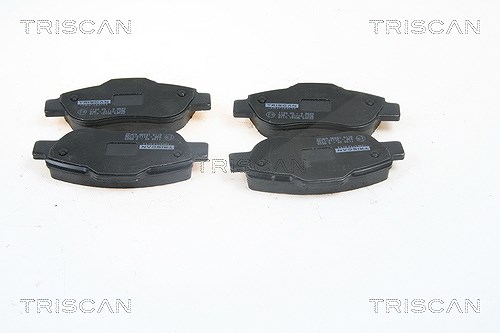 Triscan Bremsbelagsatz, Scheibenbremse [Hersteller-Nr. 811015035] für Fiat, Peugeot, Citroën