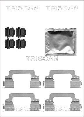 Triscan Zubehörsatz, Scheibenbremsbelag [Hersteller-Nr. 8105171602] für Land Rover