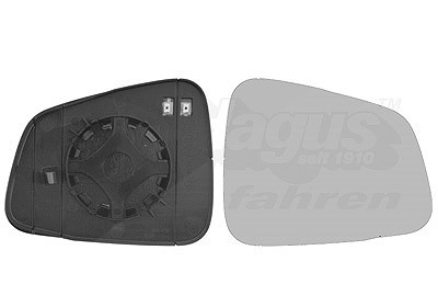 Van Wezel Spiegelglas, Außenspiegel [Hersteller-Nr. 3775838] für Opel