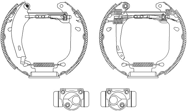 Hella Bremsbackensatz [Hersteller-Nr. 8DB355003-761] für Renault