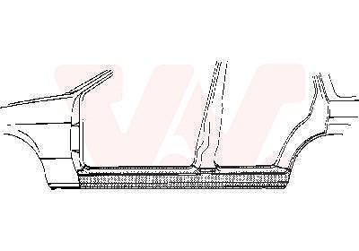 Van Wezel Einstiegblech [Hersteller-Nr. 0308103] für Audi