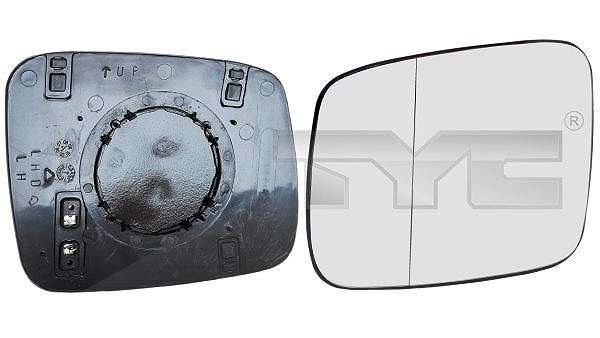 Tyc Spiegelglas, Glaseinheit [Hersteller-Nr. 337-0164-1] für VW