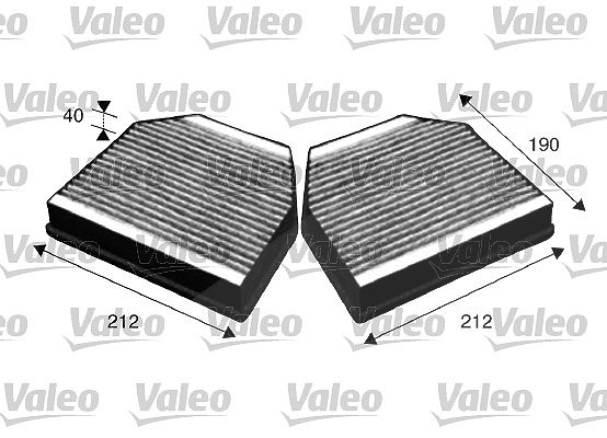 Valeo Filter, Innenraumluft [Hersteller-Nr. 715621] für Mercedes-Benz