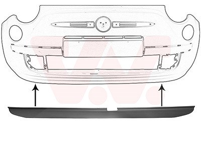 Van Wezel Spoiler [Hersteller-Nr. 1604500] für Abarth, Fiat