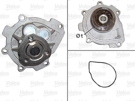 Valeo Wasserpumpe [Hersteller-Nr. 506837] für Chevrolet, Saab, Opel, Vauxhall, Alfa Romeo, Fiat