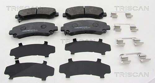 Triscan Bremsbelagsatz, Scheibenbremse [Hersteller-Nr. 811060003] für Isuzu