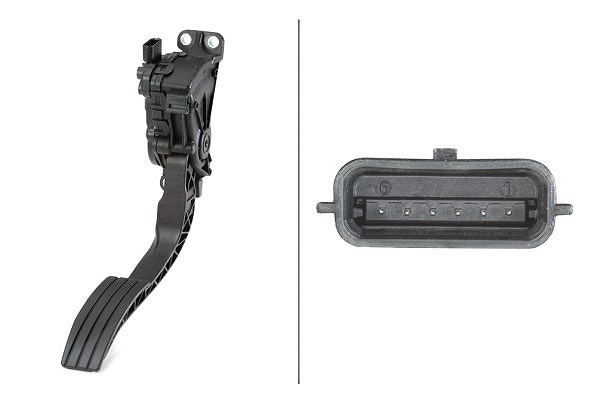 Hella Sensor, Fahrpedalstellung [Hersteller-Nr. 6PV010946-201] für Renault