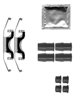 Hella Zubehörsatz, Bremssattel [Hersteller-Nr. 8DZ355205-491] für Mercedes-Benz