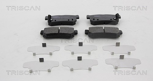 Triscan Bremsbelagsatz, Scheibenbremse [Hersteller-Nr. 811044002] für Ssangyong, Daewoo