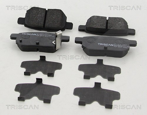 Triscan Bremsbelagsatz, Scheibenbremse [Hersteller-Nr. 811013117] für Lexus, Toyota