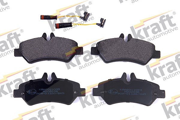Kraft Automotive Bremsbelagsatz, Scheibenbremse [Hersteller-Nr. 6011093] für VW, Mercedes-Benz