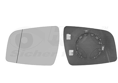 Van Wezel Spiegelglas, Außenspiegel [Hersteller-Nr. 3796837] für Opel