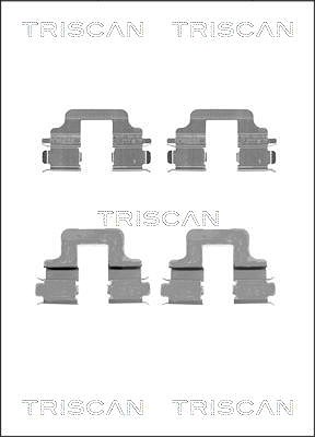 Triscan Zubehörsatz, Scheibenbremsbelag [Hersteller-Nr. 8105101652] für Volvo, Land Rover, Ford