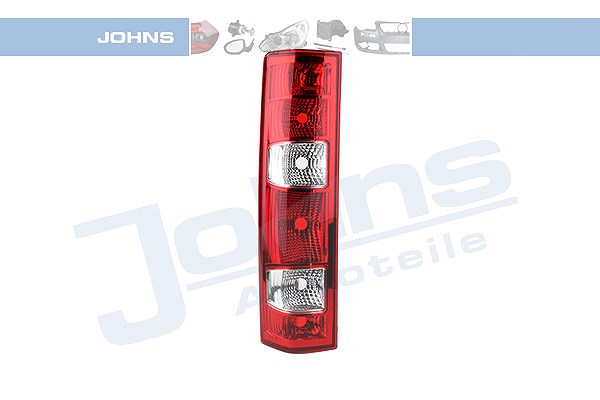 Johns Heckleuchte, Blinker weiß, ohne Lampenträger [Hersteller-Nr. 404387-1] für Iveco