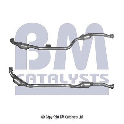 Bm Catalysts Katalysator mit Anbauteilen [Hersteller-Nr. BM91124H] für Mercedes-Benz