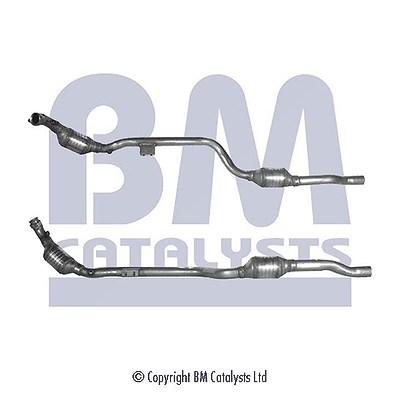 Bm Catalysts Katalysator mit Anbauteilen [Hersteller-Nr. BM91125H] für Mercedes-Benz