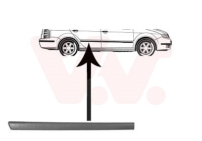 Van Wezel Zier-/Schutzleiste, Tür [Hersteller-Nr. 7625426] für Skoda