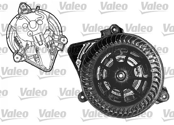 Valeo Innenraumgebläse [Hersteller-Nr. 698045] für Peugeot, Citroën