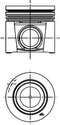 Kolbenschmidt Kolben [Hersteller-Nr. 40286620] für Fiat, Iveco