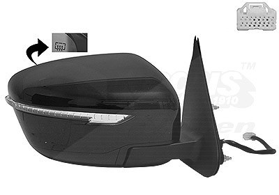 Van Wezel Außenspiegel [Hersteller-Nr. 3391808] für Nissan