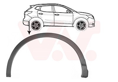 Van Wezel Verbreiterung, Kotflügel [Hersteller-Nr. 3391524] für Nissan