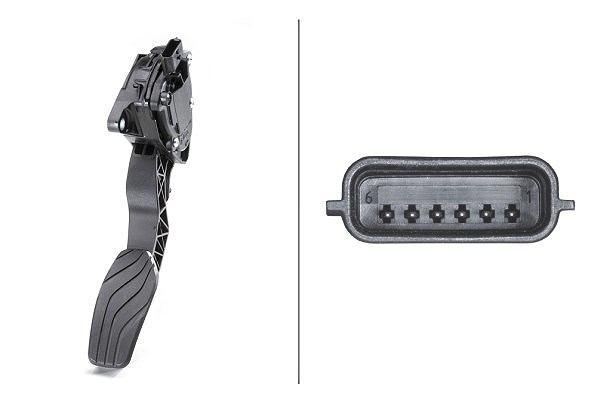 Hella Sensor, Fahrpedalstellung [Hersteller-Nr. 6PV009978-761] für Nissan