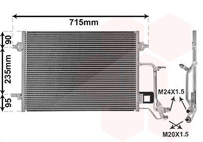 Van Wezel Kondensator 565x420x20 [Hersteller-Nr. 03005140] für VW, Audi
