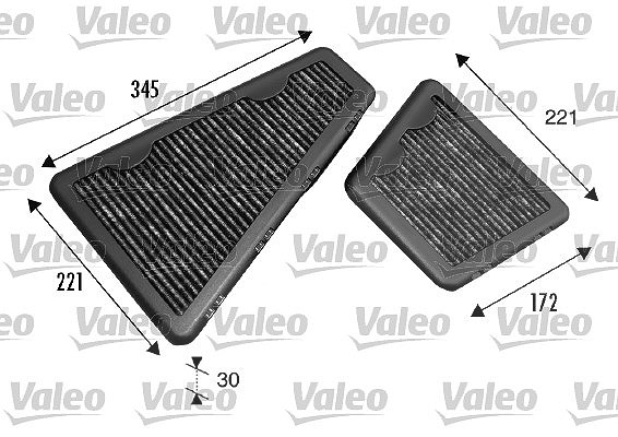 Valeo Filter, Innenraumluft [Hersteller-Nr. 698793] für Bentley, VW