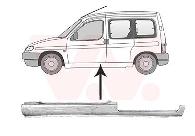 Van Wezel Einstiegblech [Hersteller-Nr. 0903103] für Peugeot, Citroën