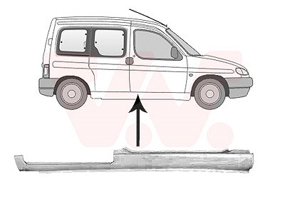 Van Wezel Einstiegblech [Hersteller-Nr. 0903104] für Peugeot, Citroën
