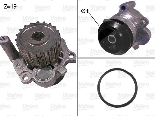 Valeo Wasserpumpe [Hersteller-Nr. 506533] für VW, Seat, Audi, Skoda