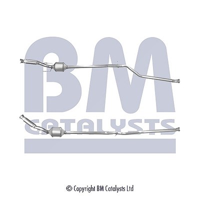 Bm Catalysts Katalysator inkl. Montagesatz [Hersteller-Nr. BM80275H] für Citroën, Peugeot