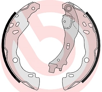 Brembo Bremsbackensatz [Hersteller-Nr. S23523] für Lancia, Citroën, Peugeot
