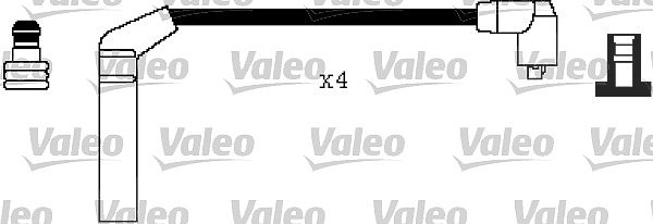 Valeo Zündleitungssatz [Hersteller-Nr. 346354] für Hyundai