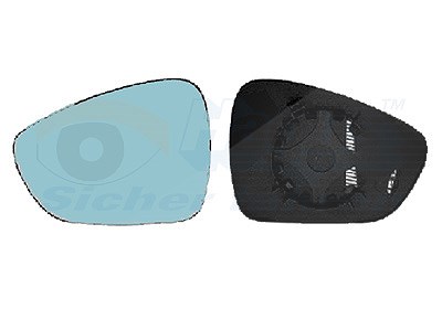 Van Wezel Spiegelglas, Außenspiegel [Hersteller-Nr. 0968835] für Citroën, Ds
