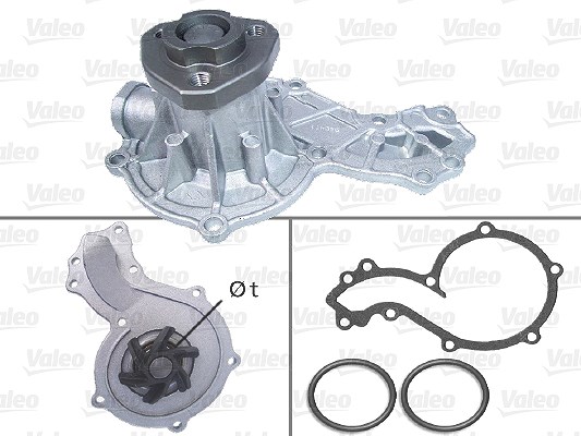 Valeo Wasserpumpe [Hersteller-Nr. 506666] für Ford, Seat, VW, Audi