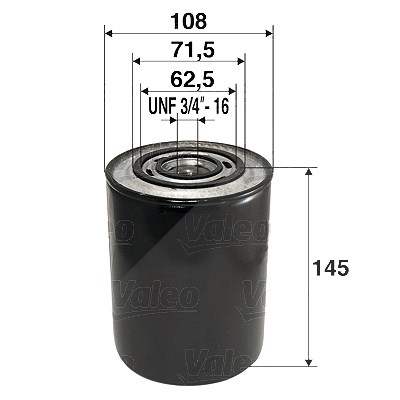 Valeo Ölfilter [Hersteller-Nr. 586014] für Iveco, Alfa Romeo, Vauxhall, Fiat, Renault, Peugeot, Citroën, Lancia, Jeep, Rayton Fissore, Santana, Opel